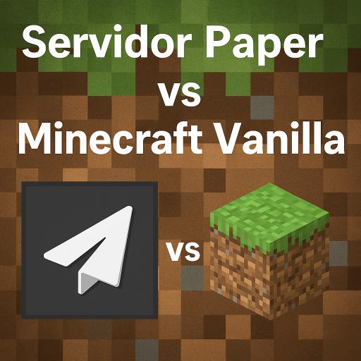 Servidor Paper vs Minecraft Vanilla 1 Servidor Paper vs Minecraft Vanilla